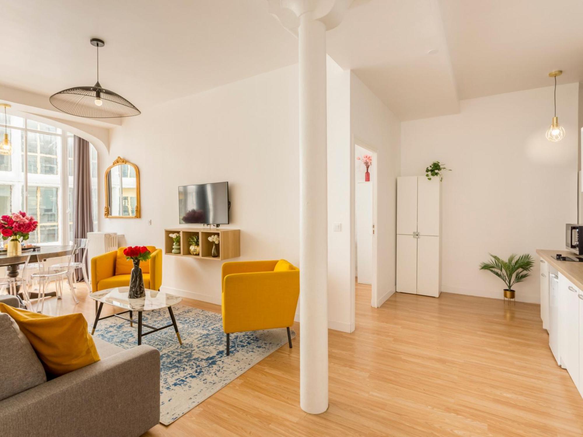Cozy 3 bedrooms apartment - Louvre&Opéra París Exterior foto